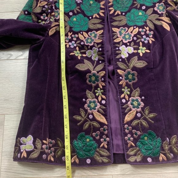 Oscar de la Renta Vintage Embroidered Blazer Jacket - Picture 15 of 16